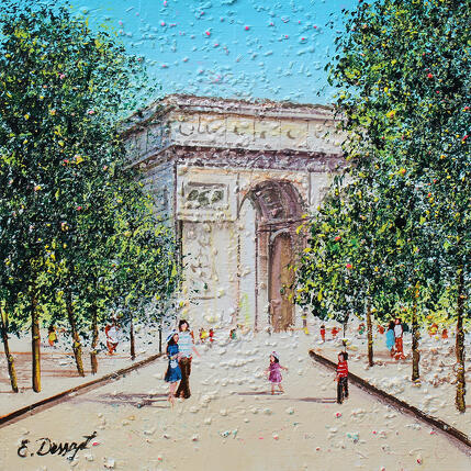 Painting Petit arc de triomphe by Dessapt Elika | Painting