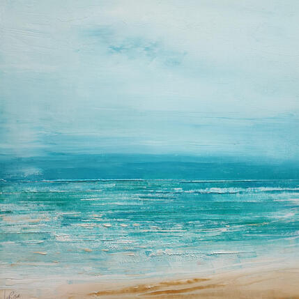 Painting Vacances bleues by Levesque Emmanuelle | Painting