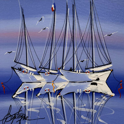Gemälde Marin von Fonteyne David | Gemälde Figurativ Acryl Pop-Ikonen