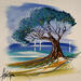 Painting Et mon coeur fait tam tam by Fonteyne David | Painting Figurative Acrylic