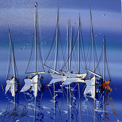 Painting Vive les vents by Fonteyne David | Painting Figurative Acrylic