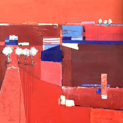 Pintura Rouge intérieur  por Ottenjann Andrea | Pintura