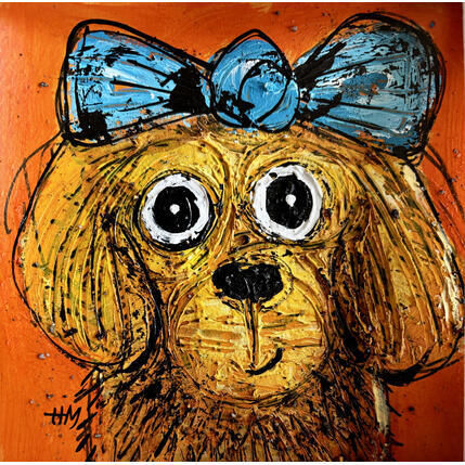 Painting Chic by Maury Hervé | Painting Raw art Acrylic, Ink Animals