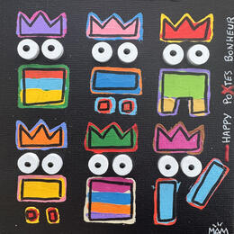 Pintura HAPPY POTES por Mam | Pintura