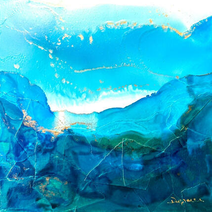 Painting 2973 Poésie marine by Depaire Silvia | Painting Abstract Acrylic