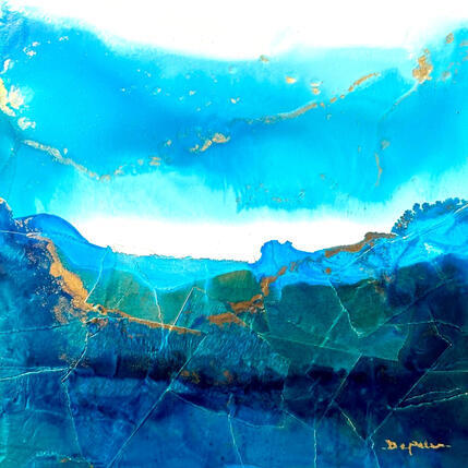 Painting 2981 Poésie marine by Depaire Silvia | Painting Abstract Acrylic