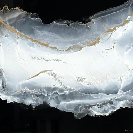 Gemälde 3254 Cloud dancer von Depaire Silvia | Gemälde Abstrakt Acryl
