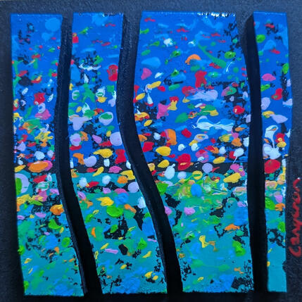 Painting Bc4 touche prairie by Langeron Luc | Painting