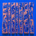Pintura Bc9 street bleu klein cuivre por Langeron Luc | Pintura Tema Madera Acrílico Resina