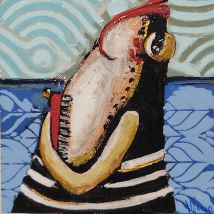 Painting Dia de verano  by Villanueva Puigdelliura Natalia | Painting Figurative Pop icons