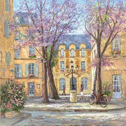 Painting Place des Fauquembergue  by Dontu Grigore | Painting