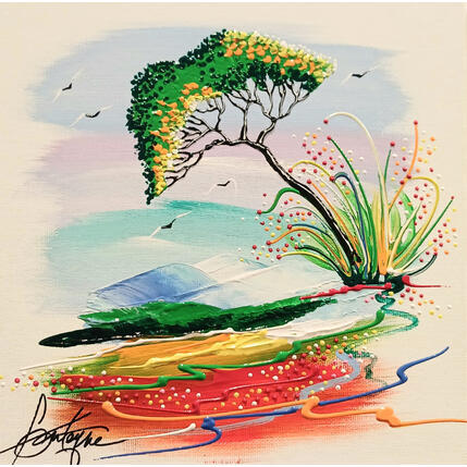 Painting Bientot l'été by Fonteyne David | Painting Figurative Acrylic Pop icons