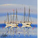 Painting La baie des amours by Fonteyne David | Painting Figurative Acrylic