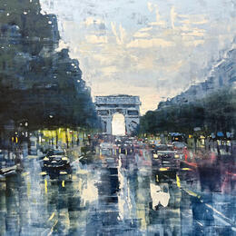 Gemälde Champs-Elysées von Faveau Adrien | Gemälde