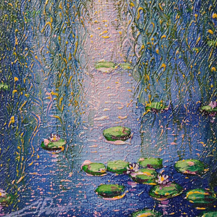 Peinture Sous le saule  par Dessapt Alan | Tableau Figuratif Acrylique, Huile Urbain