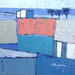 Painting La mer by Ottenjann Andrea | Painting Abstract Landscapes Acrylic