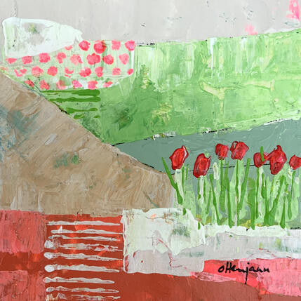 Painting Champs des fleurs 2 by Ottenjann Andrea | Painting