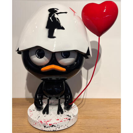 Sculpture CALI BANKSY LOVE 2K26 by Le Marquis | Sculpture