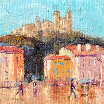 Painting     Harmonie urbaine by Arkady | Painting Figurative Oil
