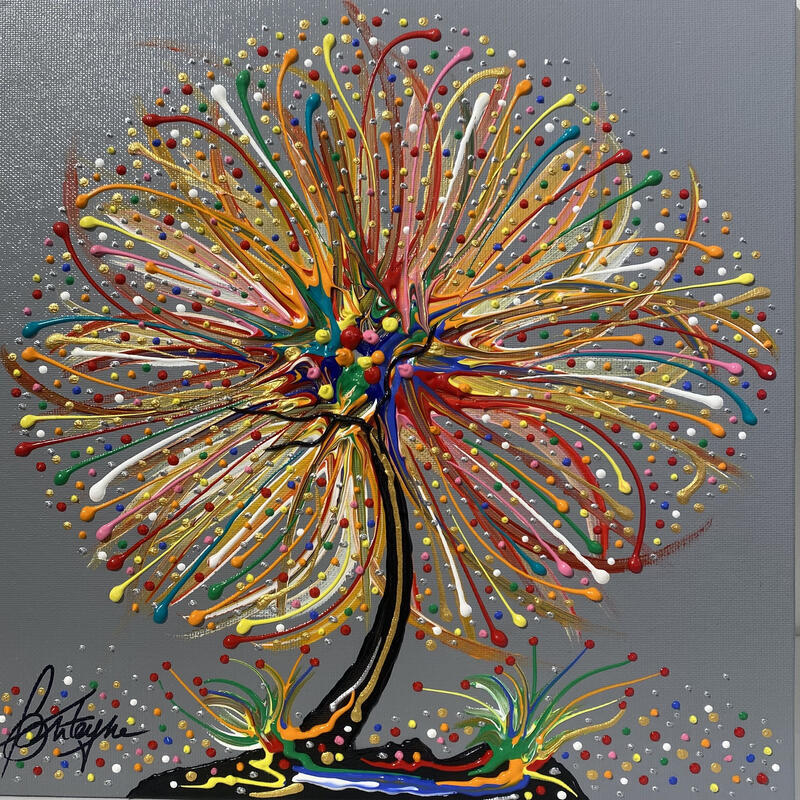 Pintura Sève colorée por Fonteyne David | Pintura