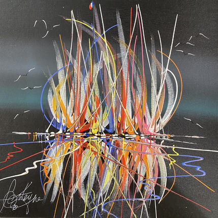 Peinture Viens me rêver par Fonteyne David | Tableau Figuratif Acrylique