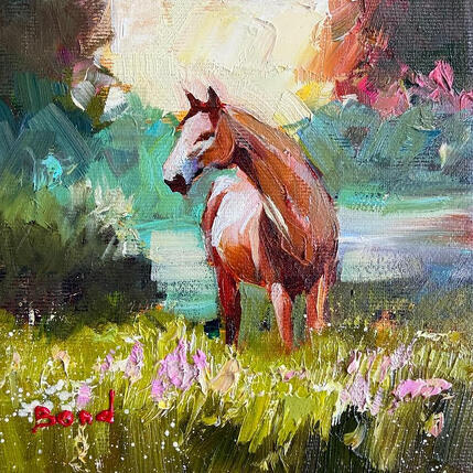 Painting In bloom by Bond Tetiana | Painting