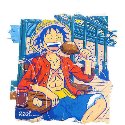 Peinture Poulet  par Revel | Tableau
