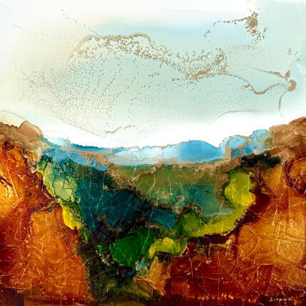 Gemälde 3300 Bronze Age von Depaire Silvia | Gemälde Abstrakt Acryl