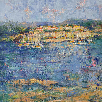 Painting mediterranée by Vaudron | Painting Figurative