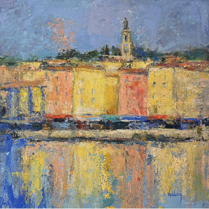 Peinture Sete la belle par Vaudron | Tableau Figuratif