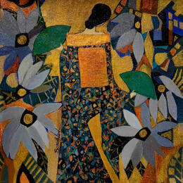 Painting Reflets d'automne by Sundblad Silvina | Painting