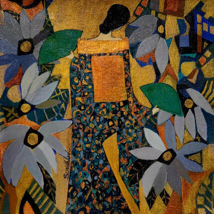 Peinture Reflets d'automne par Sundblad Silvina | Tableau