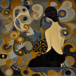 Painting L'Heure Bleue by Sundblad Silvina | Painting