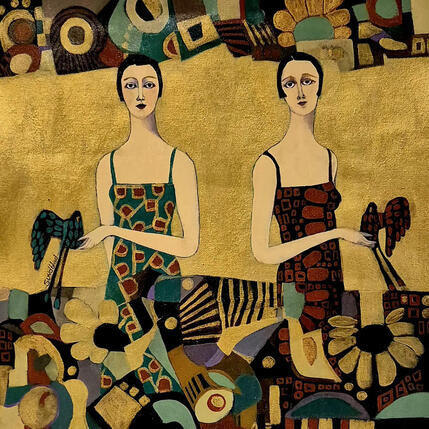 Peinture Secrets par Sundblad Silvina | Tableau