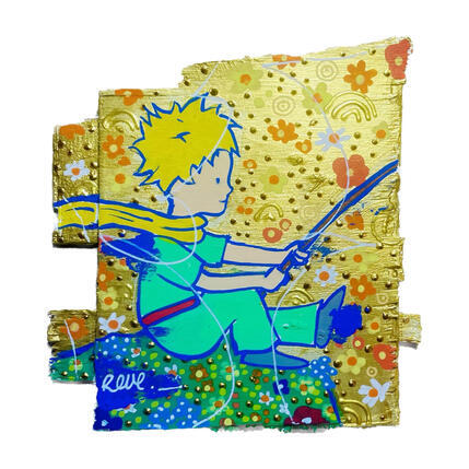 Painting La pêche aux étoiles by Revel | Painting Pop-art Pop icons