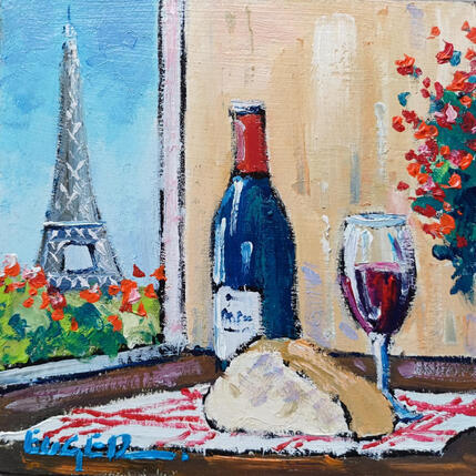 Painting DEGUSTATION A PARIS by Euger | Painting