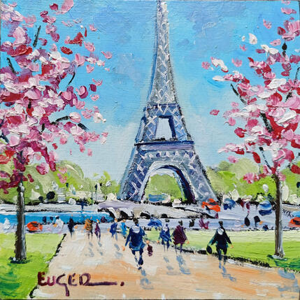 Painting PRINTEMPS A PARIS by Euger | Painting