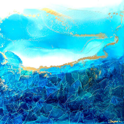 Gemälde 2878 Poésie marine von Depaire Silvia | Gemälde Abstrakt Acryl Landschaften, Marine, Minimalistisch, Pop-Ikonen
