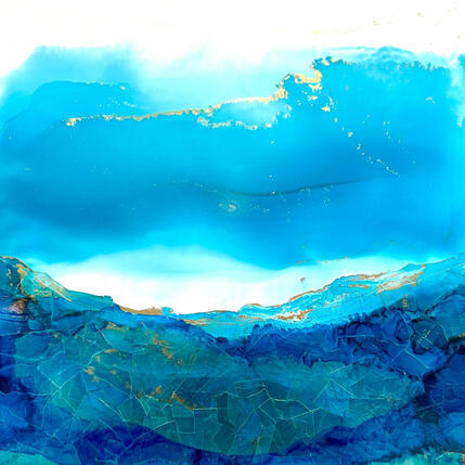 Gemälde 2235 Poésie marine von Depaire Silvia | Gemälde Abstrakt Acryl Landschaften, Marine, Minimalistisch