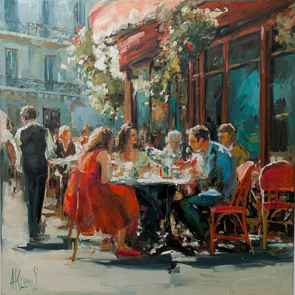 Painting Being there by Klemens Alexandr | Painting