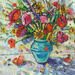 Peinture Rainbow in vase par Georgieva Vanya | Tableau Figuratif Paysages Huile