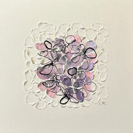 Painting Adria by Caitrin Alexandre | Painting Figurative Ink, Watercolor Minimalist, Nature