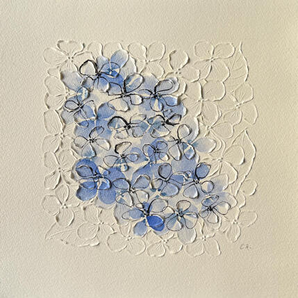 Gemälde Spreading beauty von Caitrin Alexandre | Gemälde Figurativ Aquarell, Tinte Minimalistisch