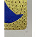 Painting Régate aux voiles bleues by Caitrin Alexandre | Painting Abstract Minimalist Acrylic Gold leaf