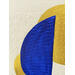 Painting Au coucher du soleil devant la falaise  by Caitrin Alexandre | Painting Abstract Minimalist Acrylic Gold leaf
