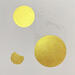 Painting La baie de Somme by Caitrin Alexandre | Painting Abstract Minimalist Acrylic Gold leaf