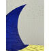 Painting Vagues d’hivers by Caitrin Alexandre | Painting Abstract Minimalist Acrylic Gold leaf