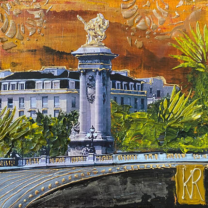 Pintura Paris, ma belle por Romanelli Karine | Pintura