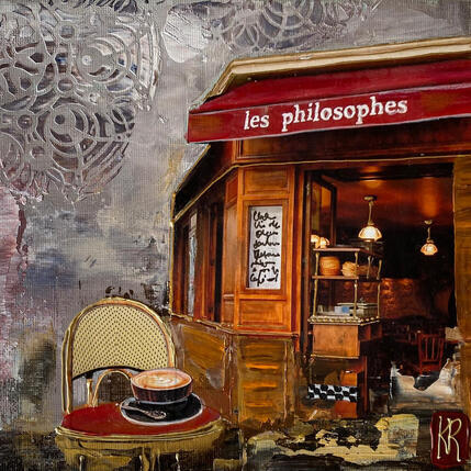 Pintura Une touche de philosophie por Romanelli Karine | Pintura