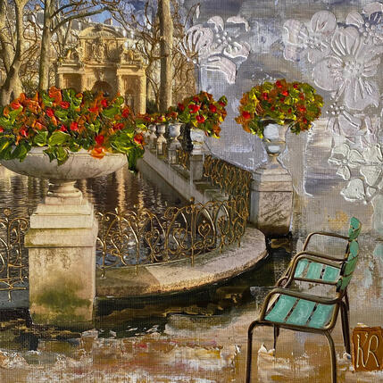 Pintura Le jeudi au Luxembourg por Romanelli Karine | Pintura